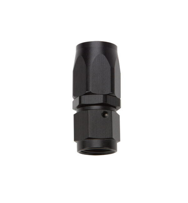 Reusable Hose End Black Straight -6