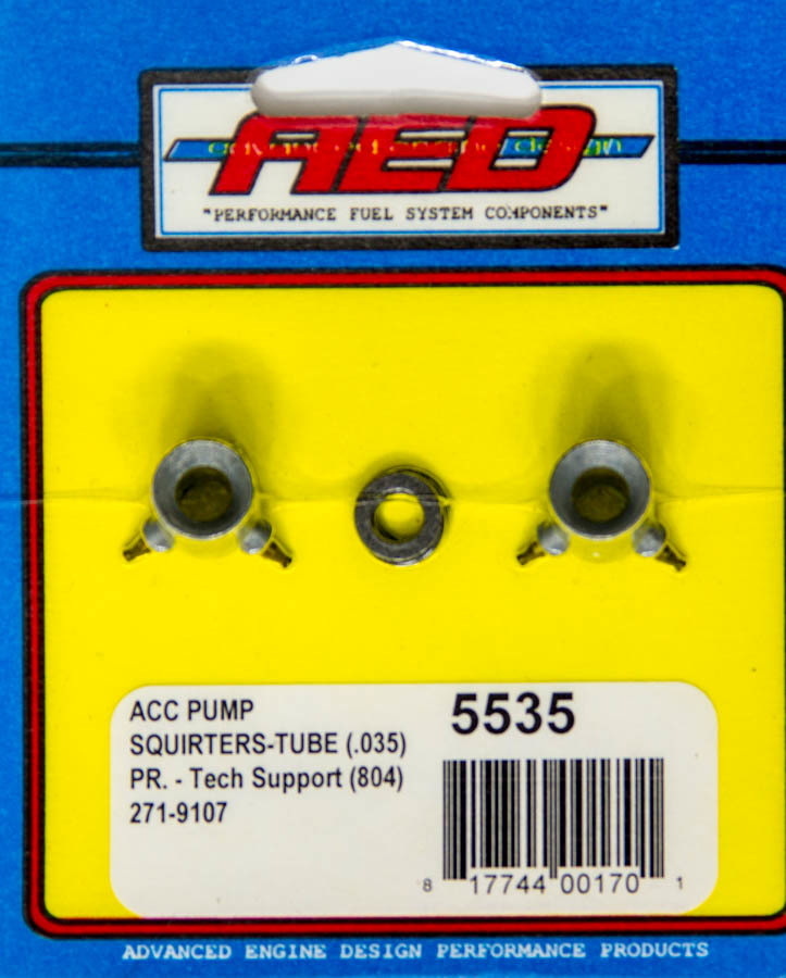 .035in Accelerator Pump Squirters – Tube Type