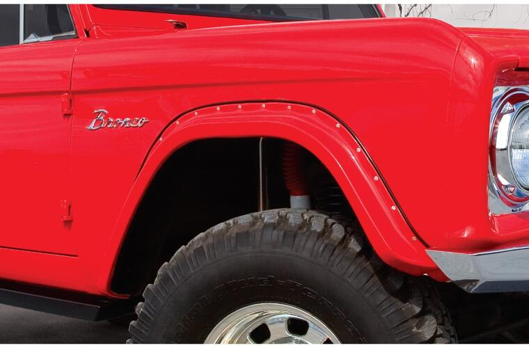 66-77 Ford Bronco Fender Flares Cutout Style 2pcs