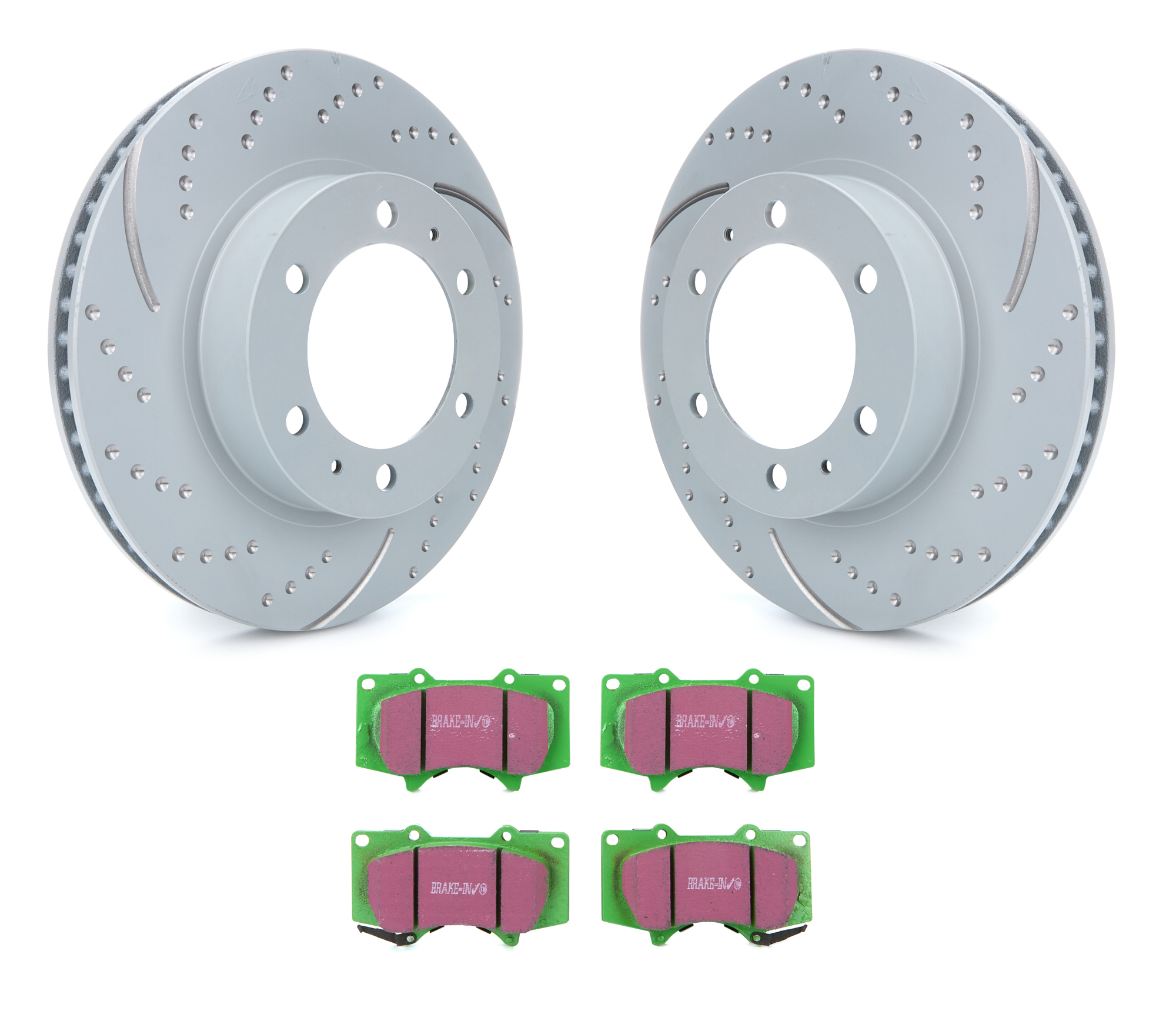 Brake Rotor & Pad Kit Greenstuff Toyota