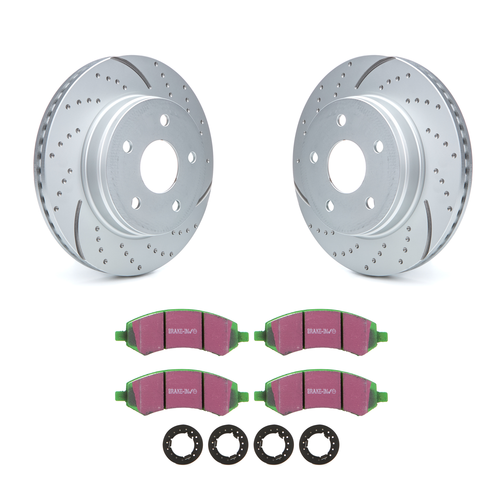 Brake Rotor & Pad Kit Greenstuff Durango