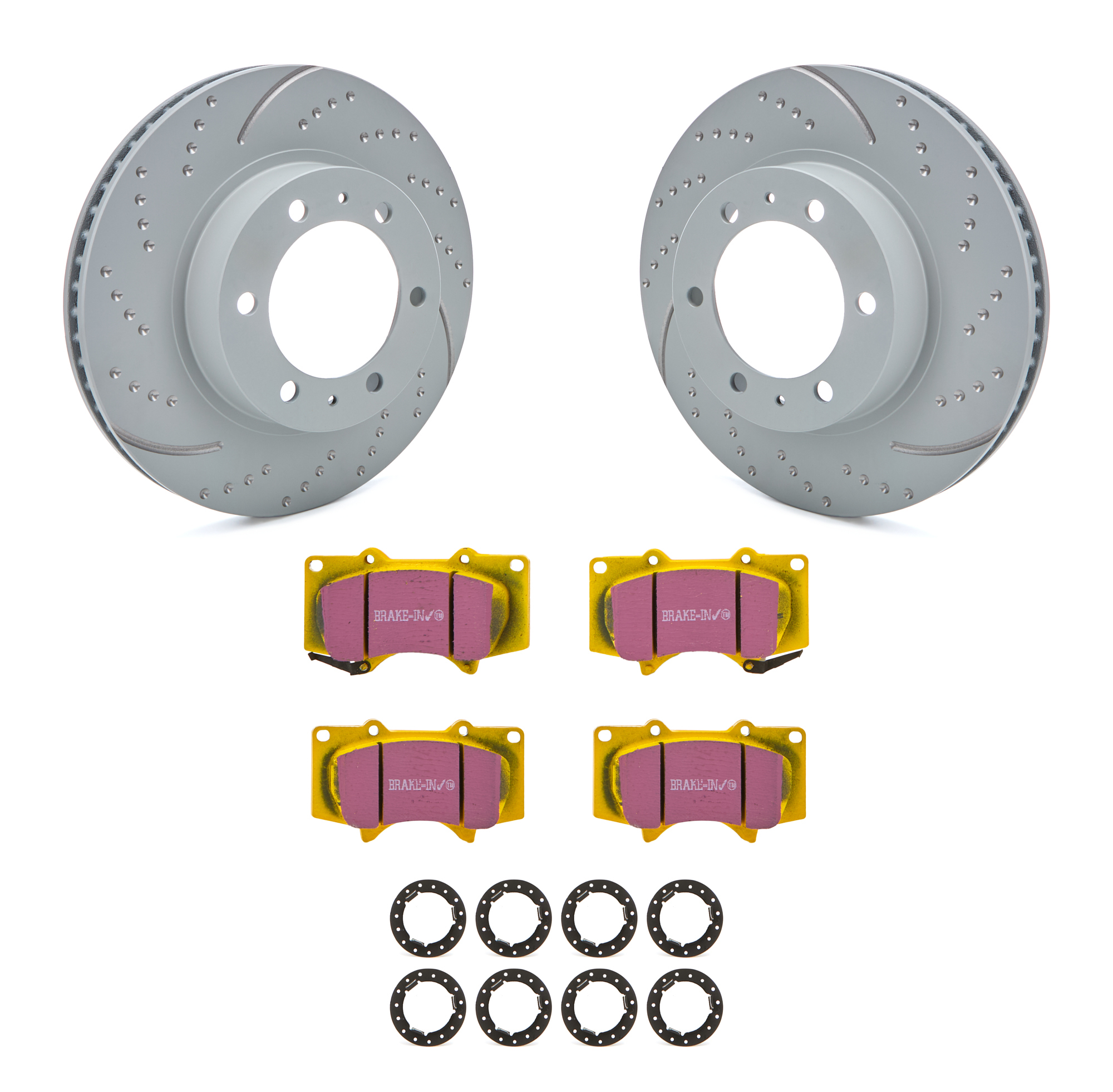 Brake Rotor & Pad Kit Yellowstuff Toyota